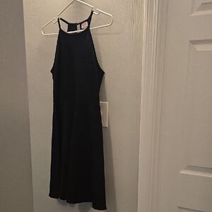 Little Black Flowy Dress